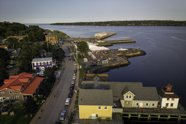 Ariel view of the Town of Pictou's waterfront
